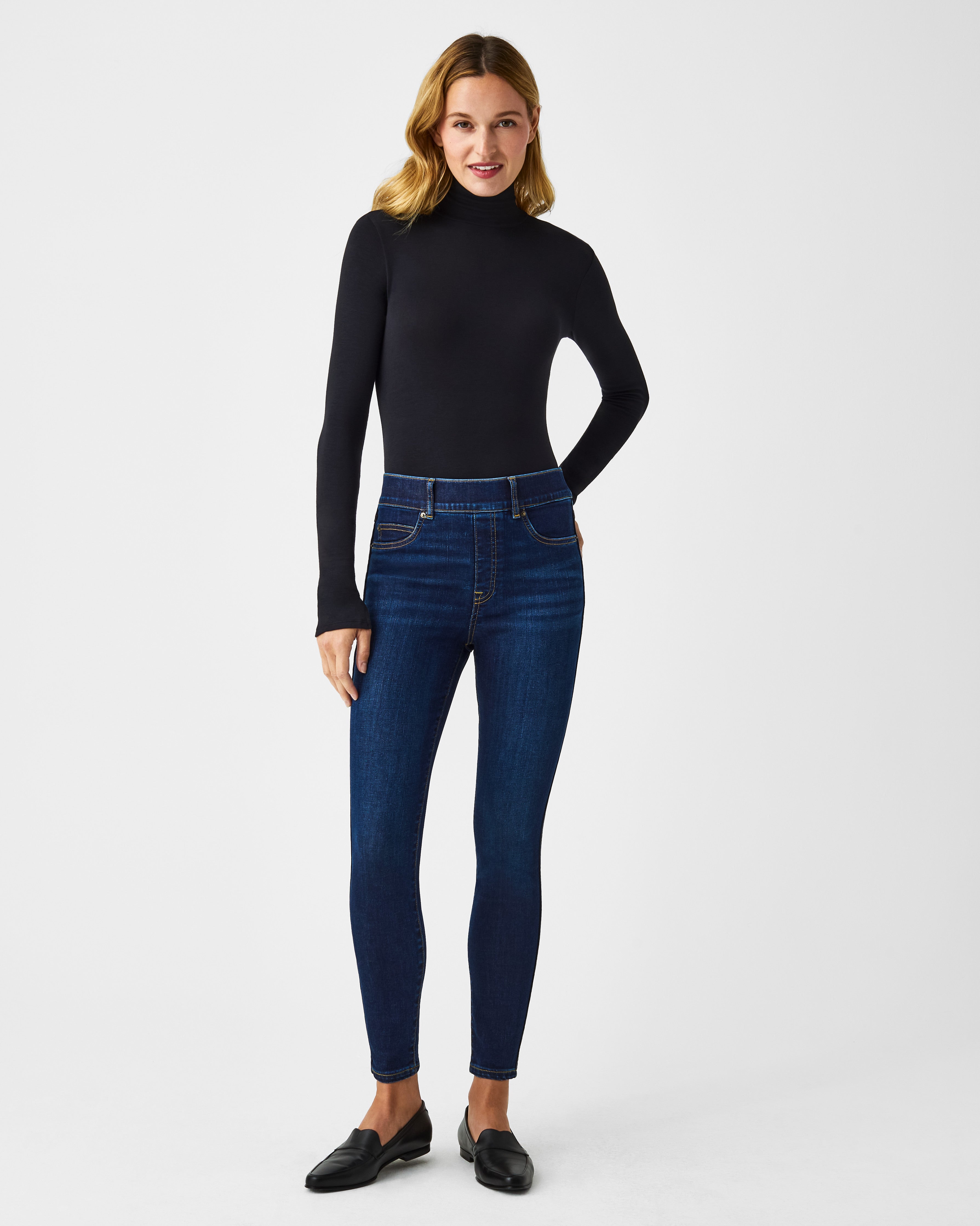 Retro Oversized Skinny Jeans With High Waist And Butt Lifting