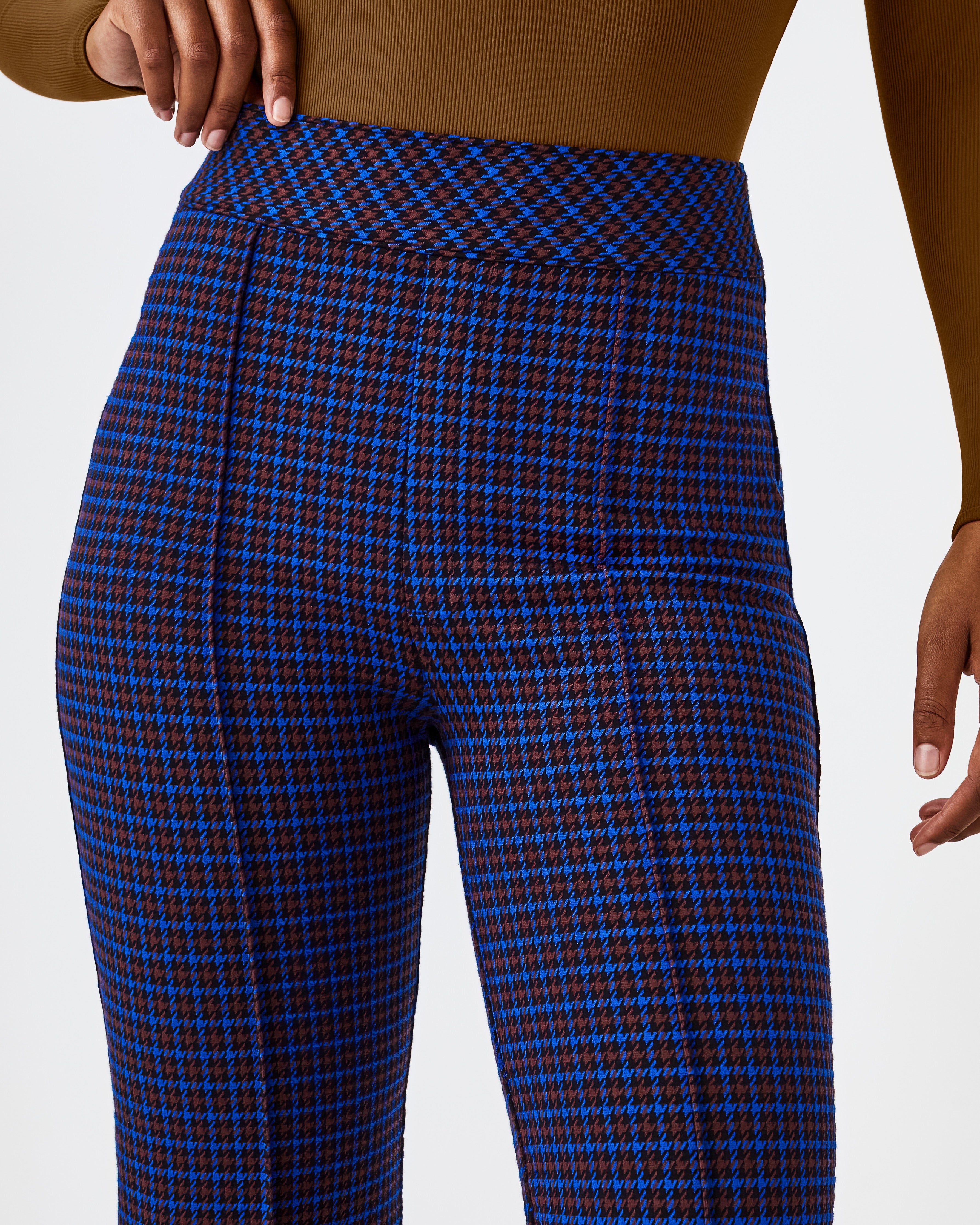 The Perfect Pant, Hi-Rise Flare in Houndstooth Jacquard – Spanx