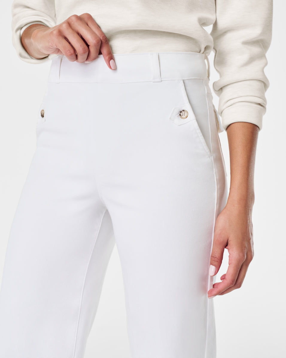 SPANX - LEATHER LIKE FLARE PANT - PETITE – Broadcloth Boutique