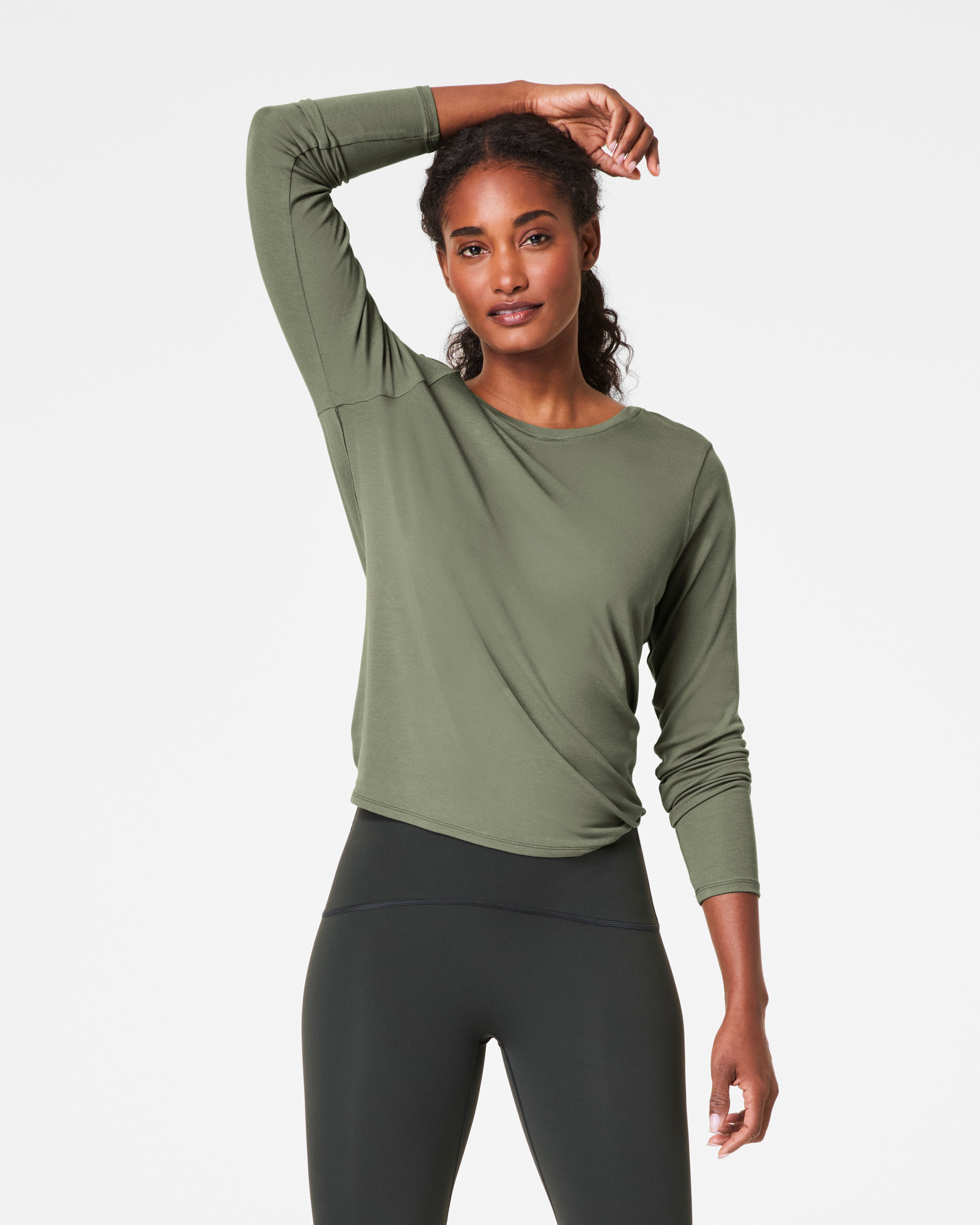 spanx tops with sleeves