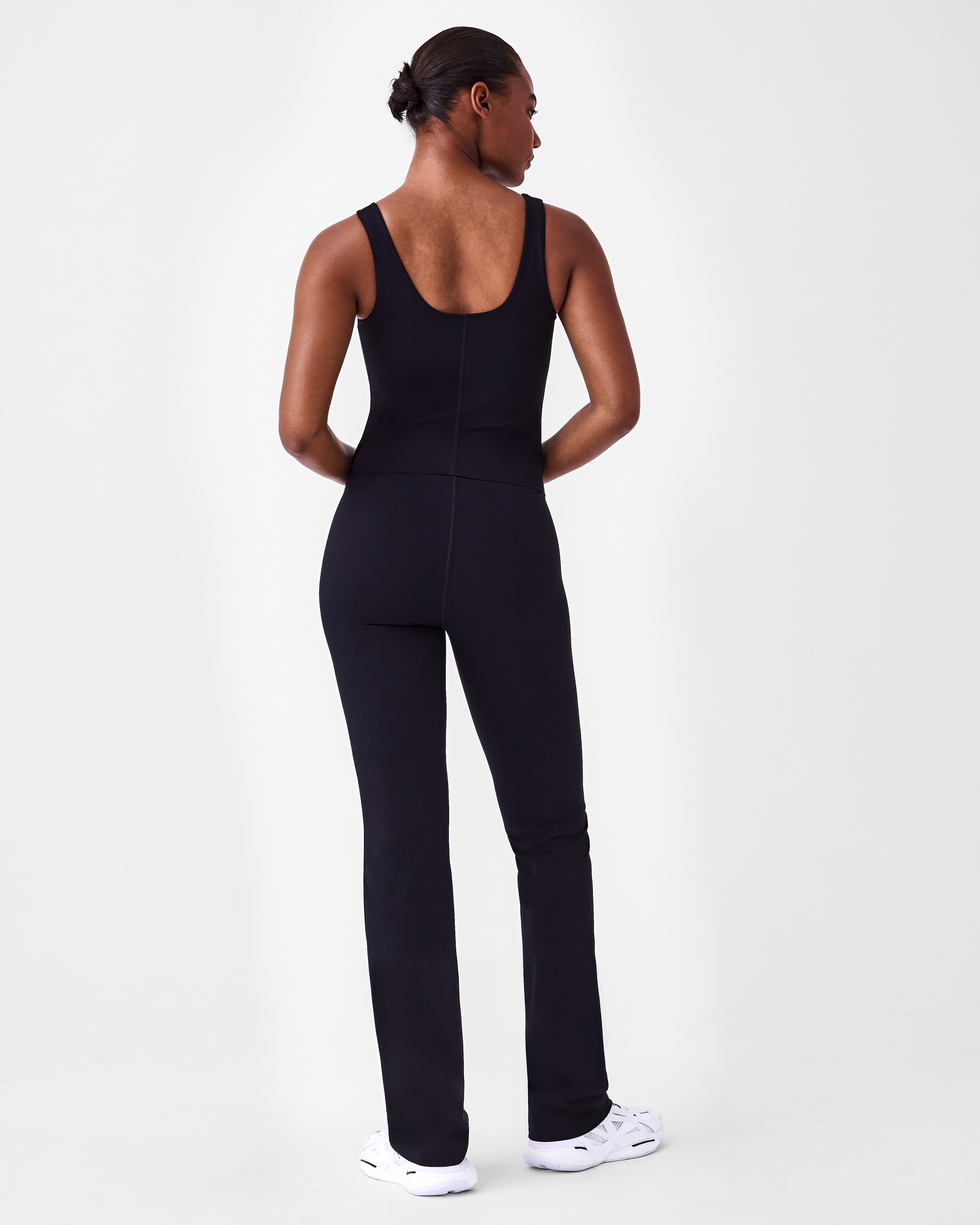 My favorite spanx jumpsuit in an  version. Both linked on my