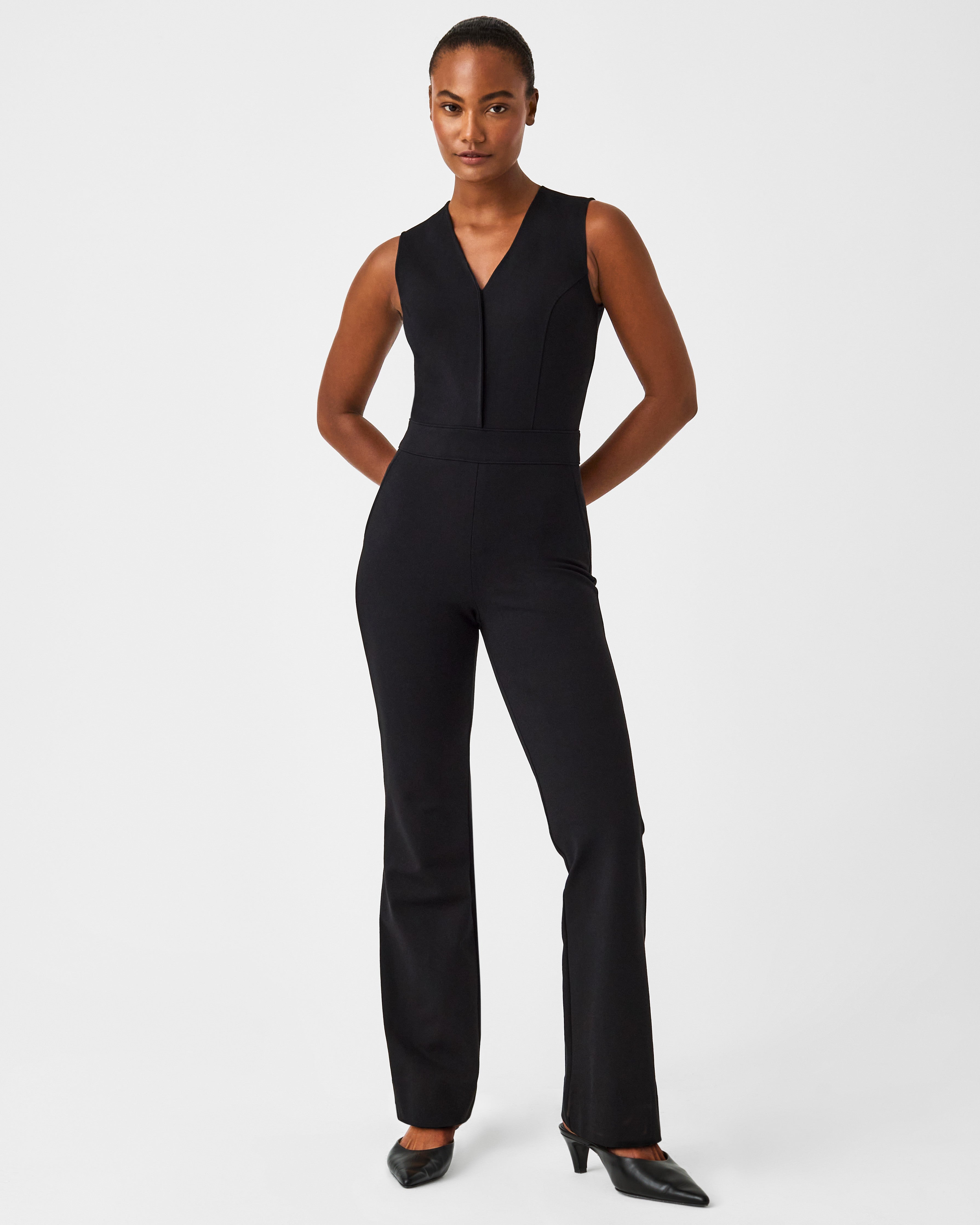 The Perfect Holiday Look, featuring The Perfect Jumpsuit. Shop @DaphneOz's  must-have holiday looks now at Spanx.com #Spanx #DaphneOz