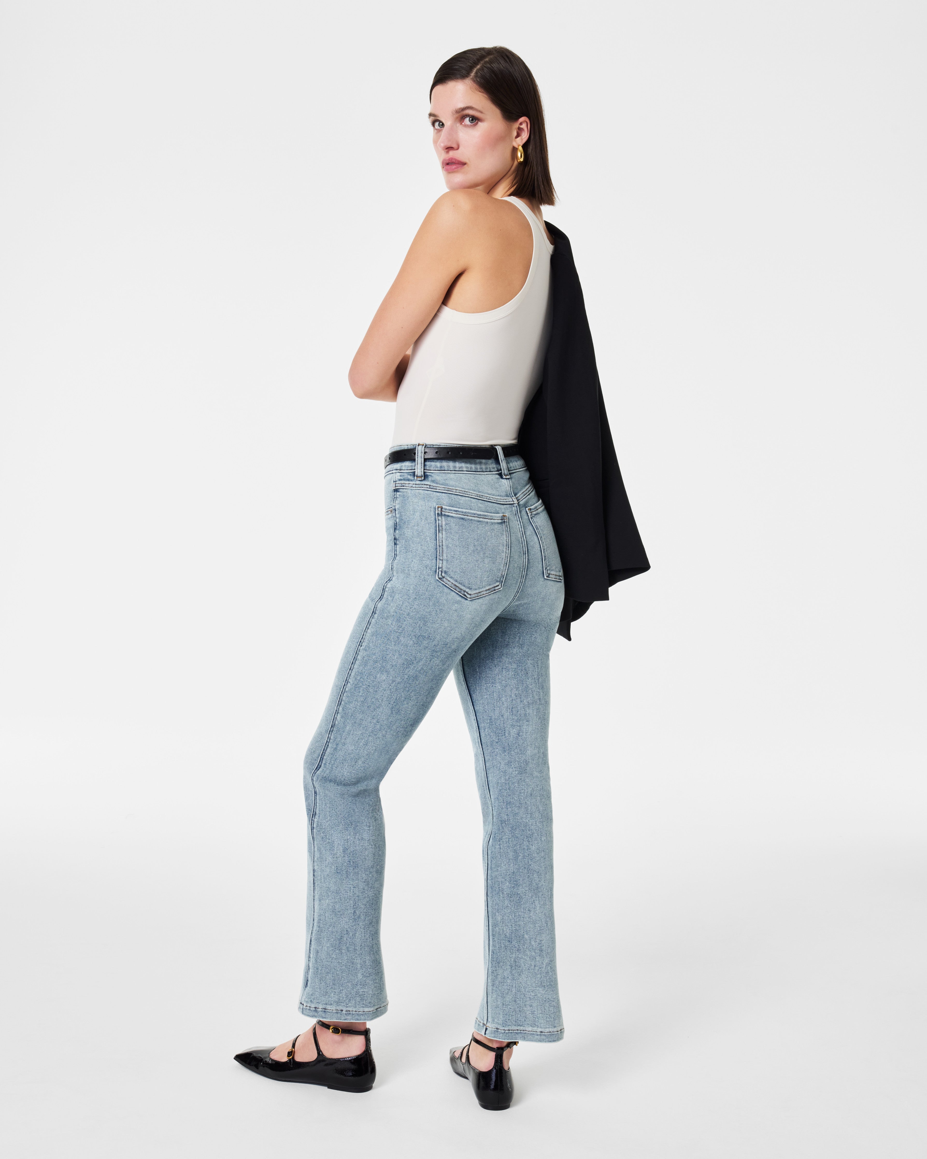 Kick Flare Jeans, Indigo Sky