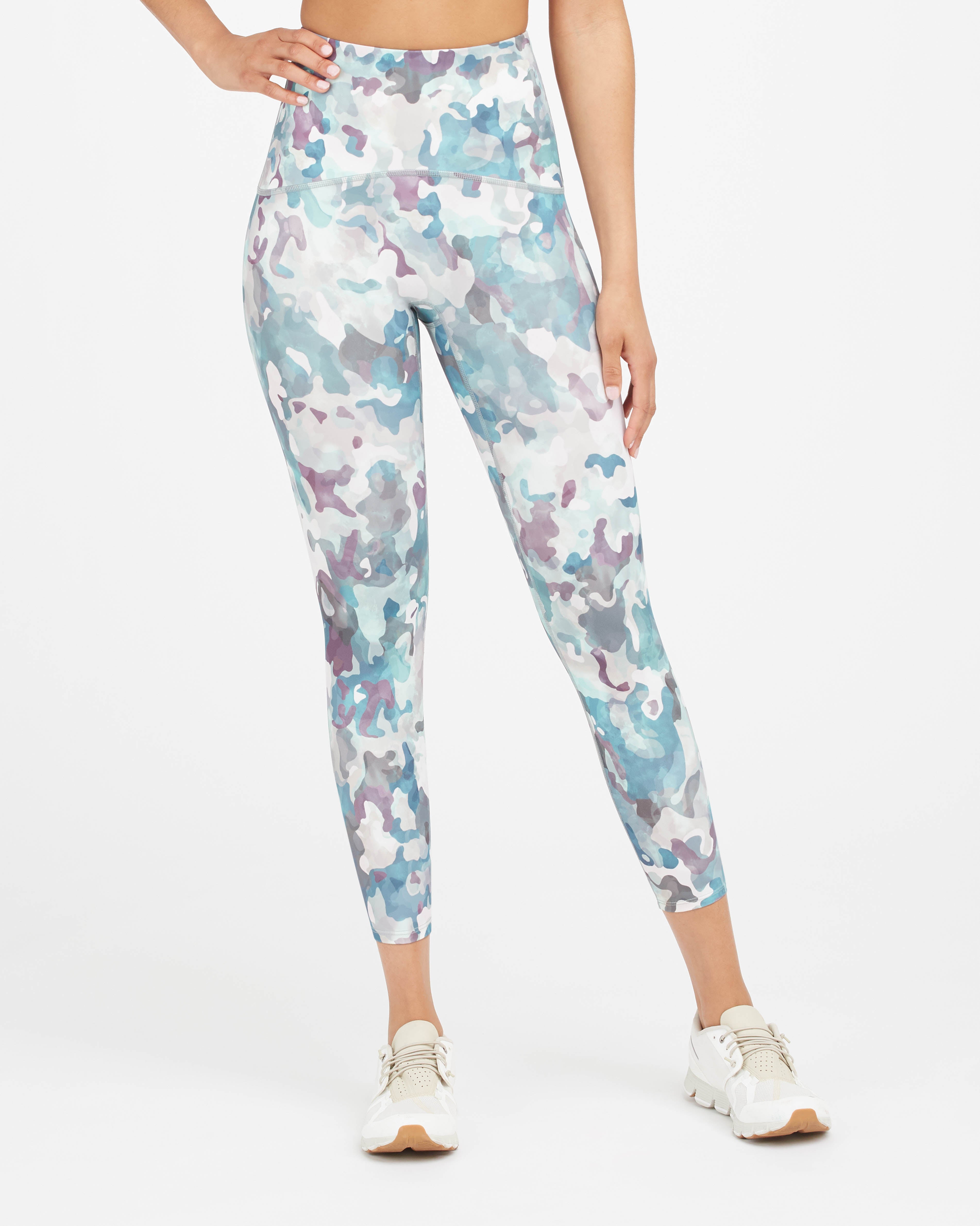 SPANX, Pants & Jumpsuits, Spanx Booty Boost Active Leggings In Color  Painted Blue