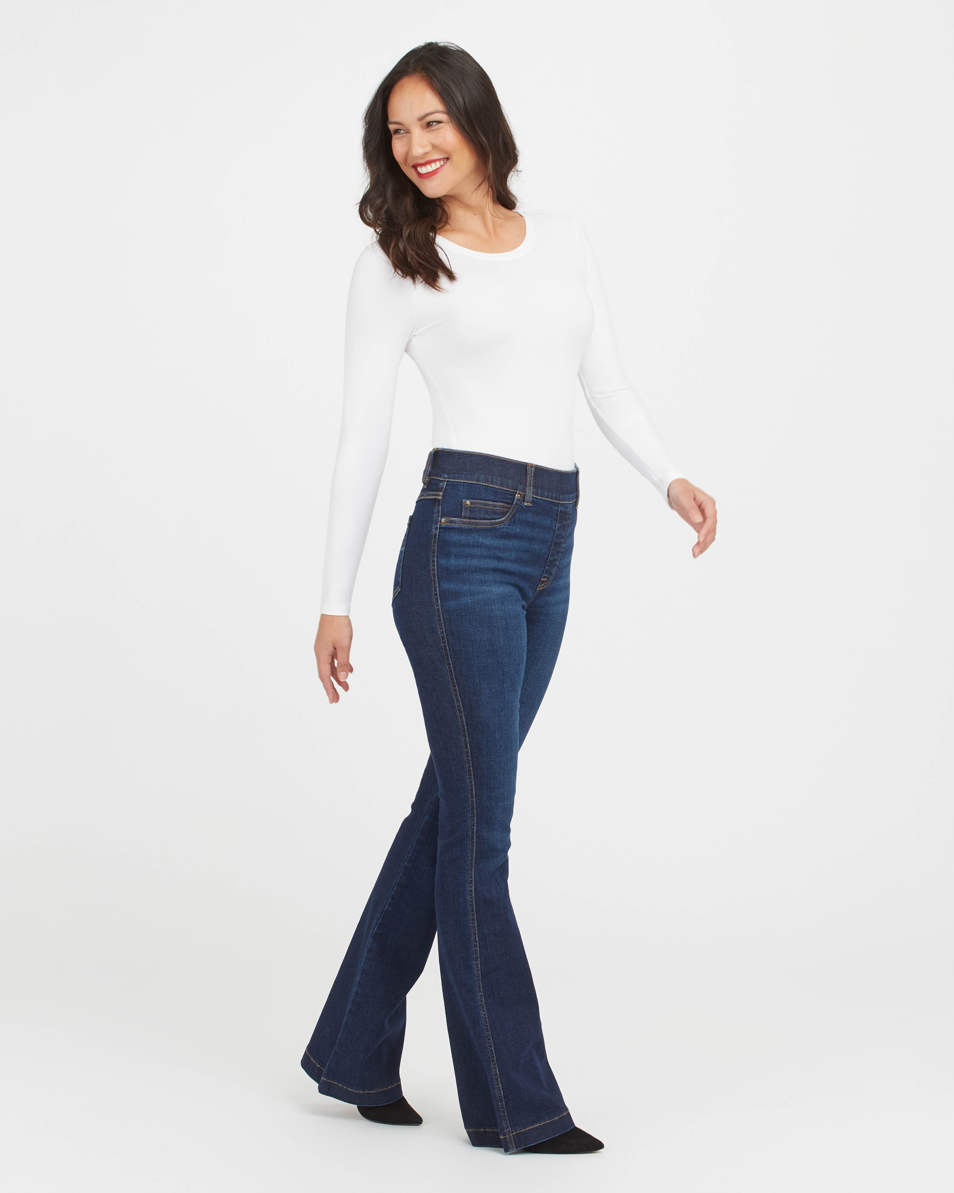 The Suit Yourself Long Sleeve Scoop Neck Bodysuit by Spanx