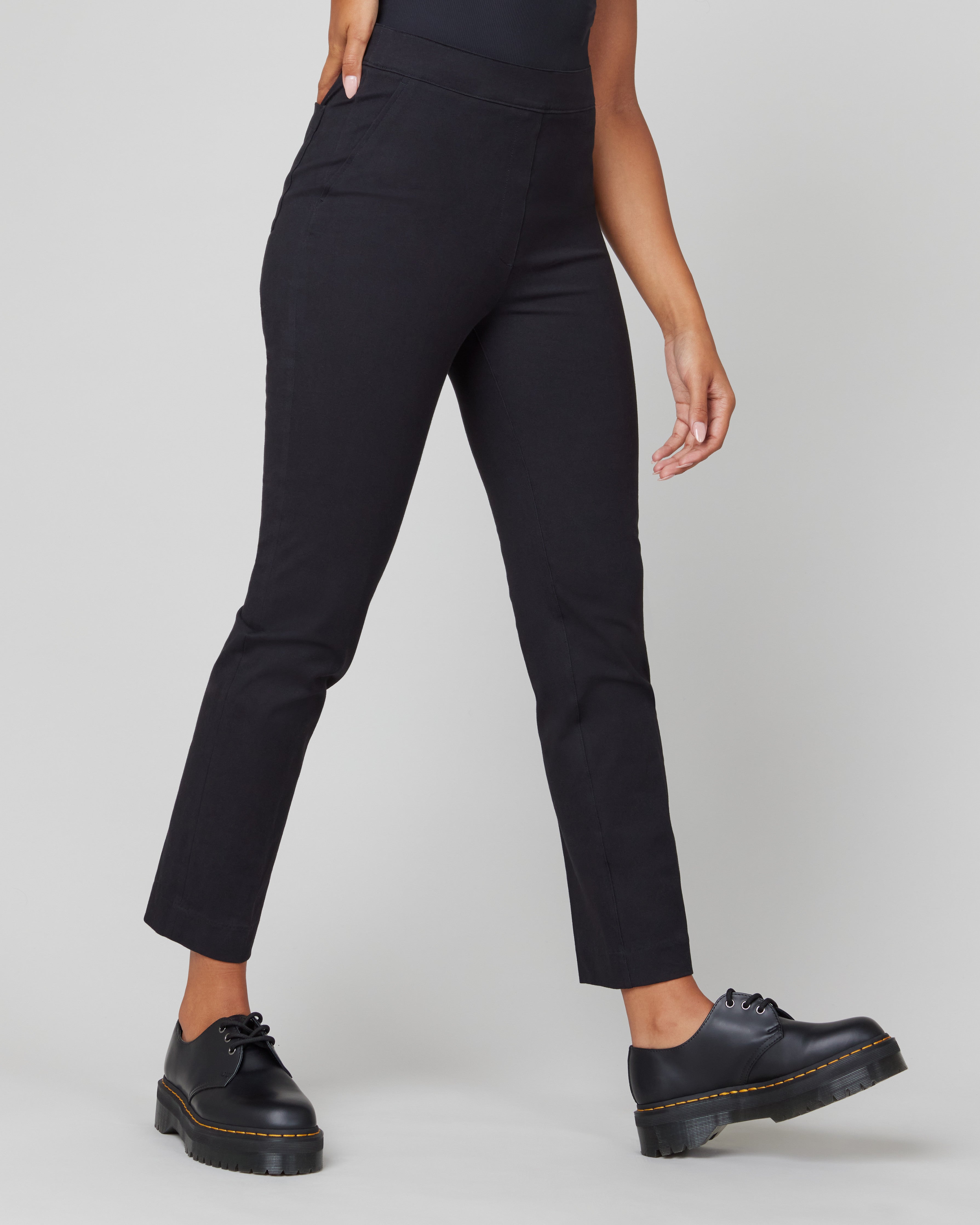 Spanx The Perfect Pant Slim Straight Classic Black – Mapel Boutique