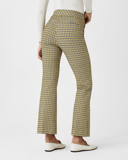 The Perfect Pant, Kick Flare in Houndstooth Jacquard