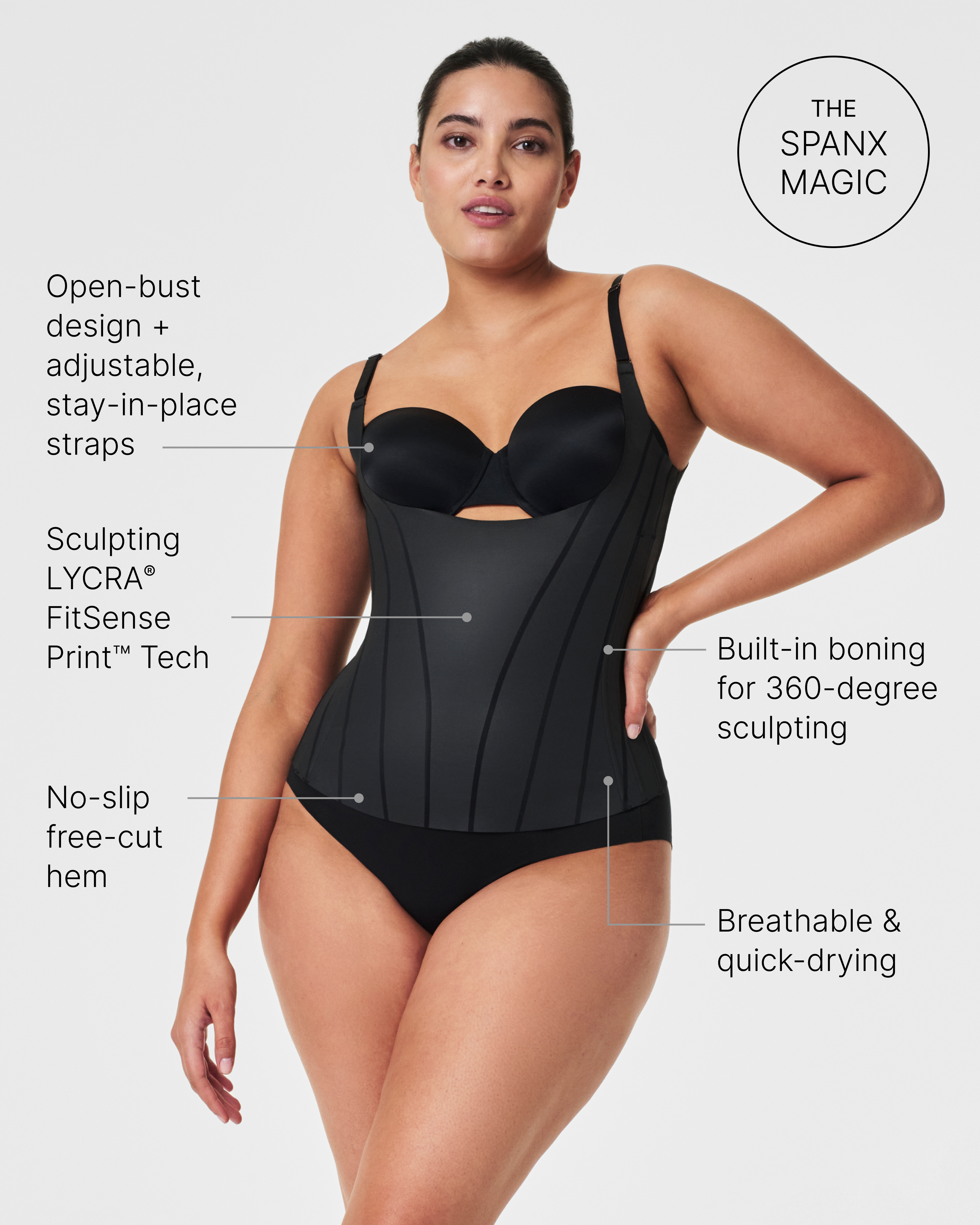 Spanx cami with built in bra sales