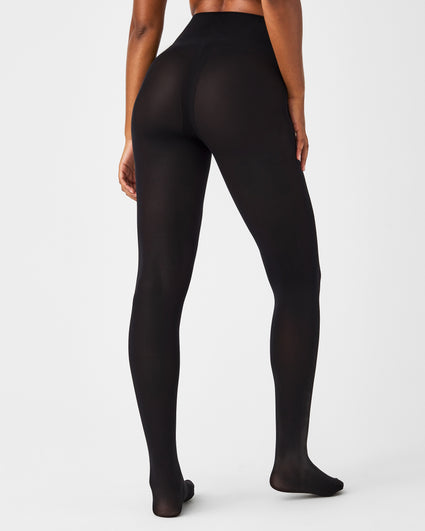 SPANX Takes Off` Patterned Shaping Tights Den Black, Size C at   Women's Clothing store