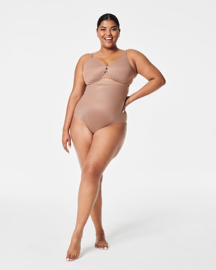 SPANX Suit Your Fancy High Waist Thong In Tan. - Size L (Also In M, S, XL,  XS) for Women
