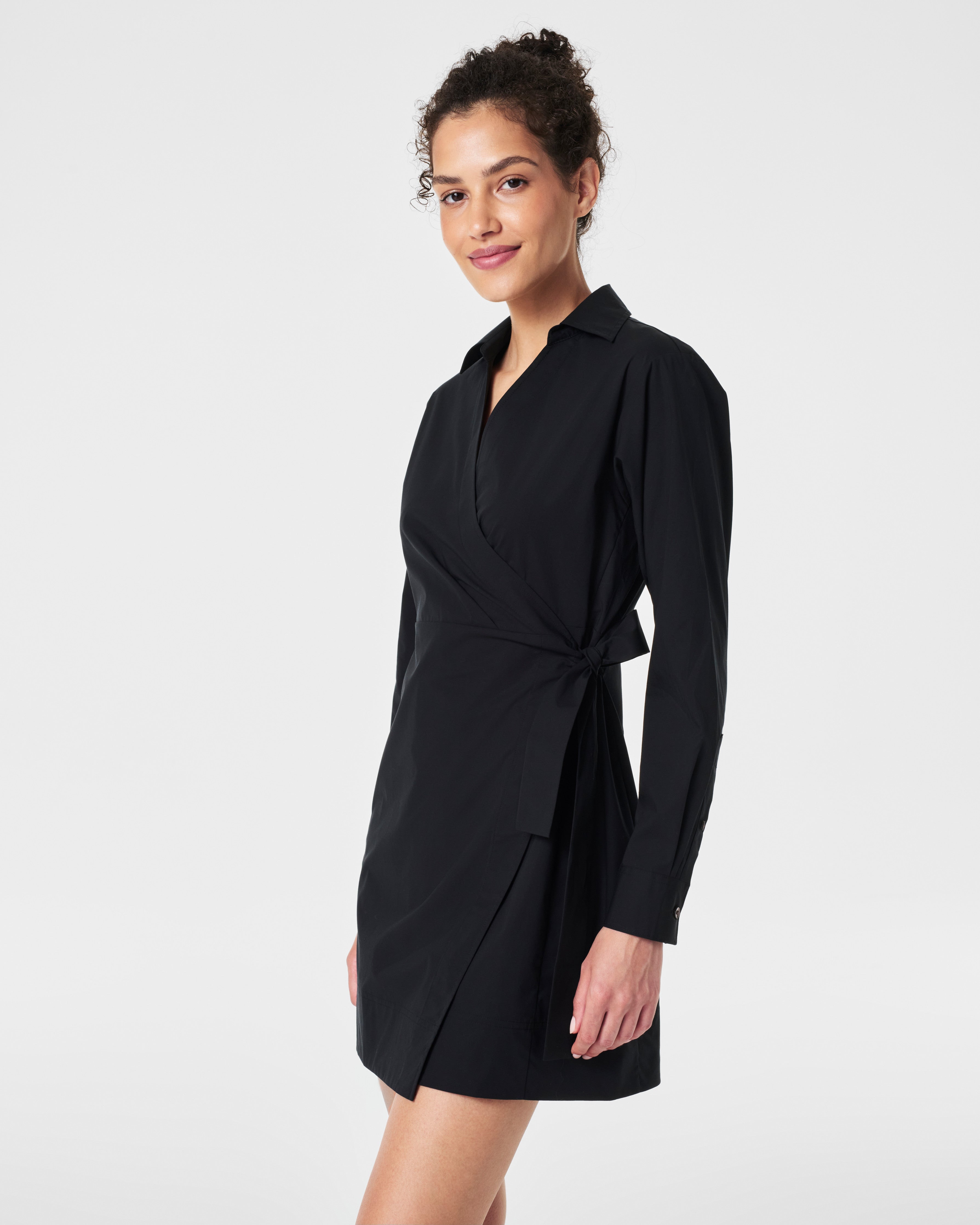 The Best Poplin Wrap Dress | SPANX