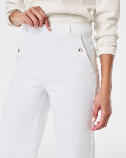 Spanx Silver Lining Slim Straight Ankle Pants - Classic White- Size 1X - NWT