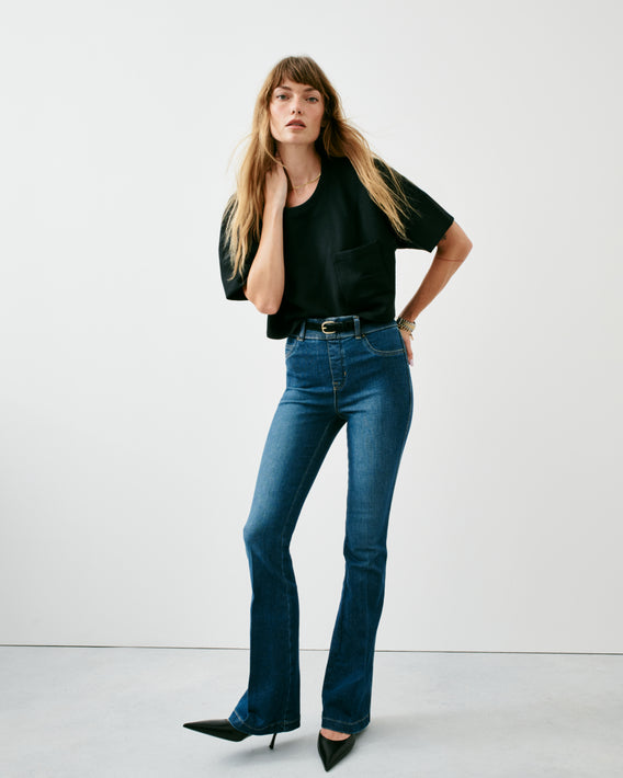 "This is the first pair of jeans I bought in 4 years since having two babies! They fit great! I’ll be ordering more soon!"