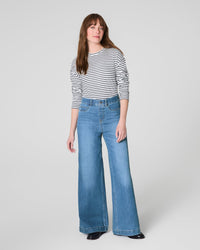 SPANXshape™ EveryWear Wide Leg Jeans, Stonewashed Blue