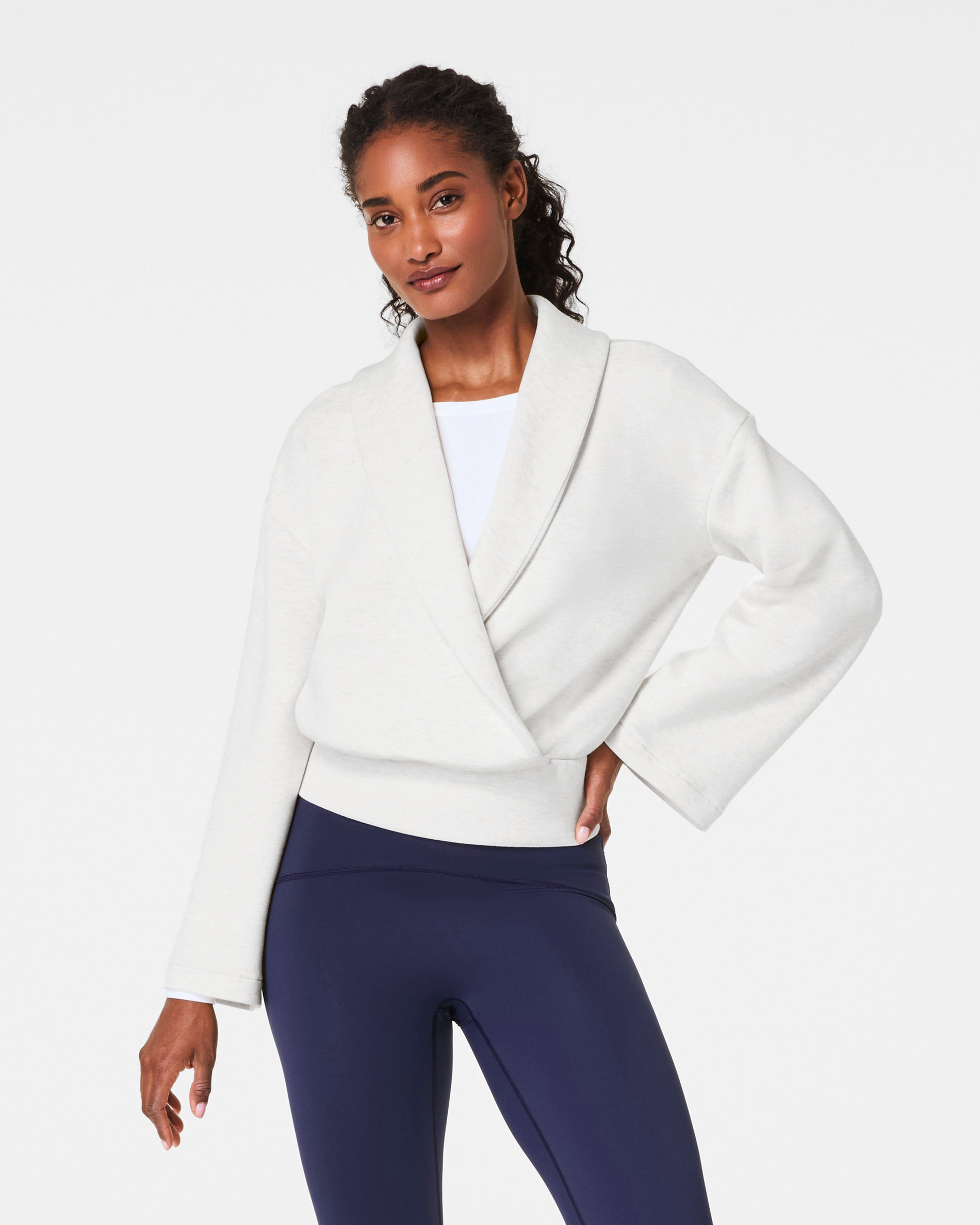 SPANX AirEssentials Shawl Collar Wrap Top