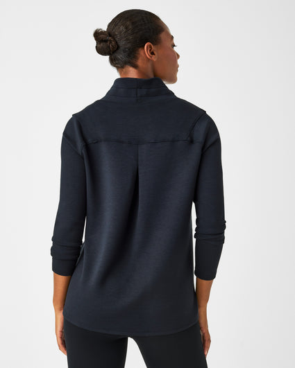 SPANX ACTIVE - Air Essentials half-zip stretch-jersey sweatshirt