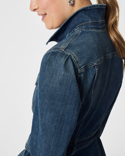 Tie-Front Jean Shirt Jacket – Spanx