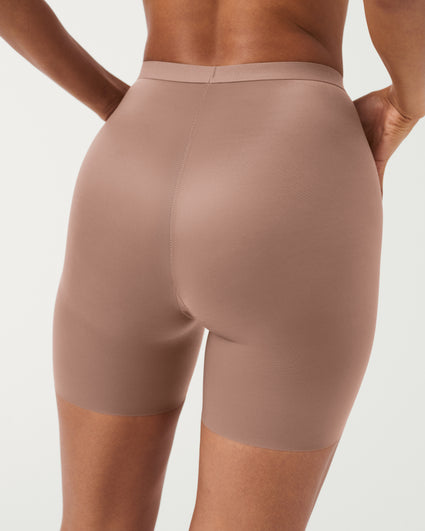Spanx Thinstincts 2.0 High Waisted Mid Thigh Short 10233R Champagne Be –  Acte 3 Lingerie
