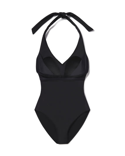NEW Spanx Halter One-piece Swimsuit size 6 Blue