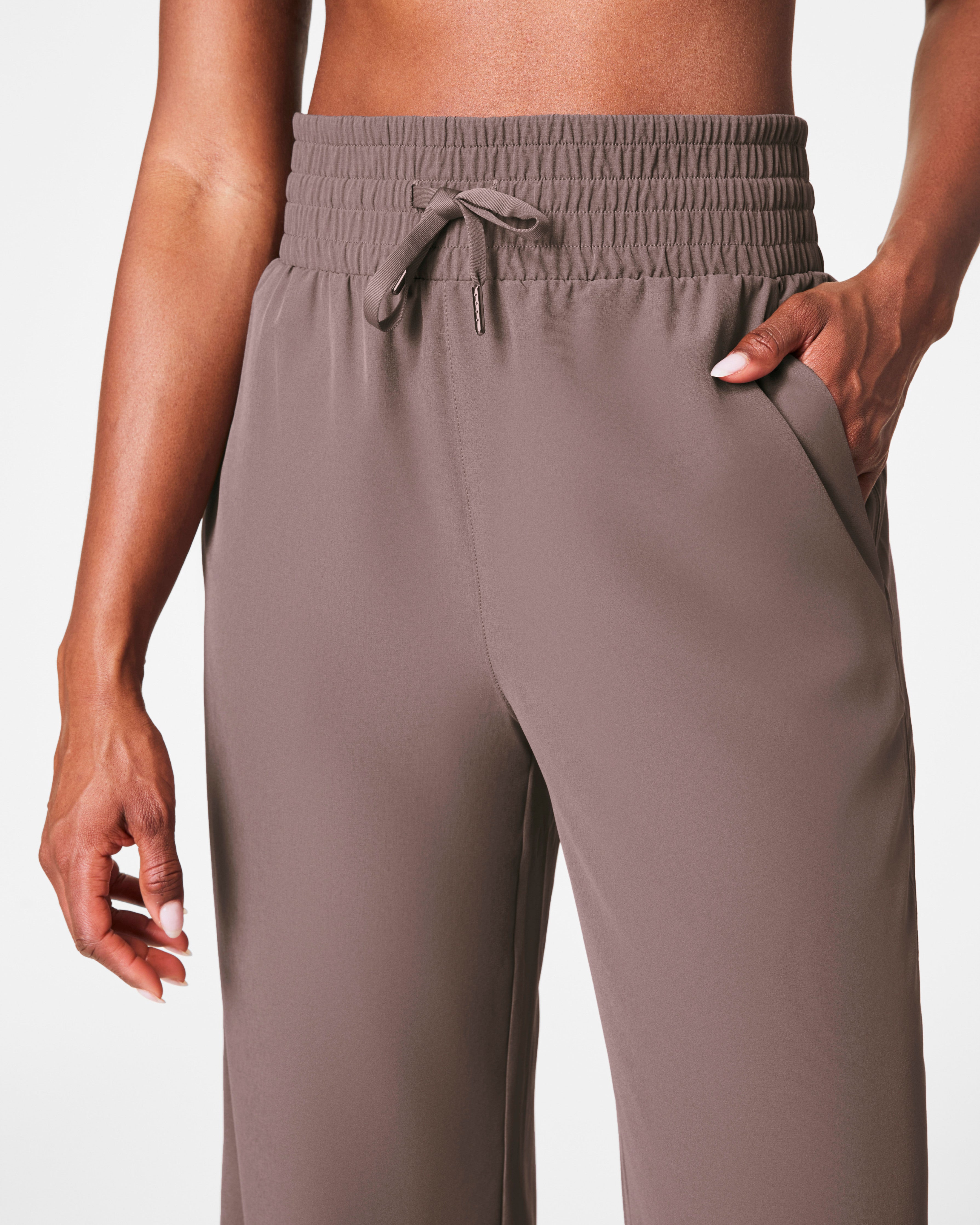 Women's Bootcut trousers in washed tech fabric | Black | Diesel