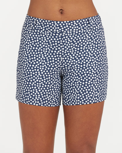 Spanx-1x/1x/1t-on-the-go printed shorts-6-clay z… - Gem