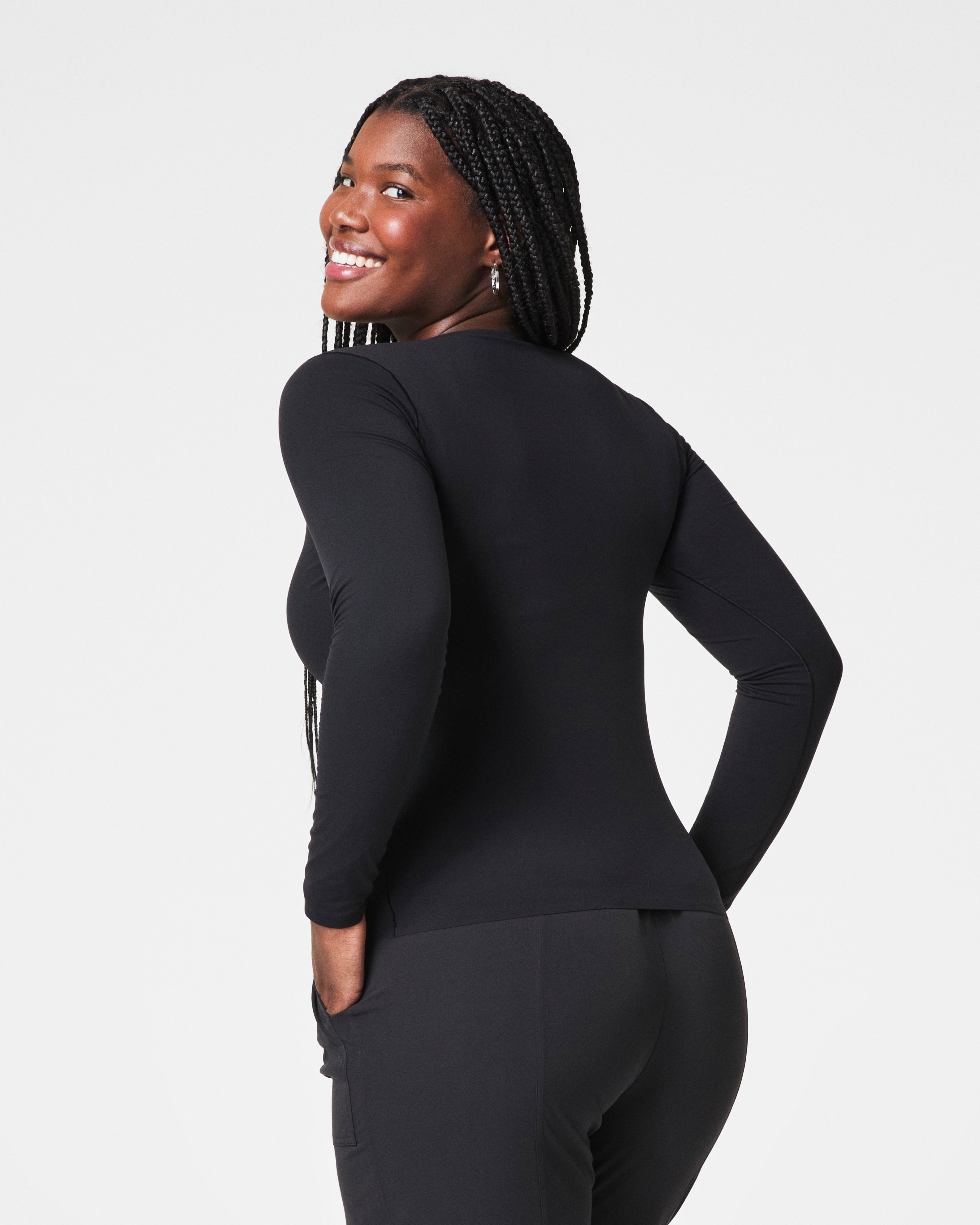 SPANX® Fit-To-You Long Sleeve V-Neck Top