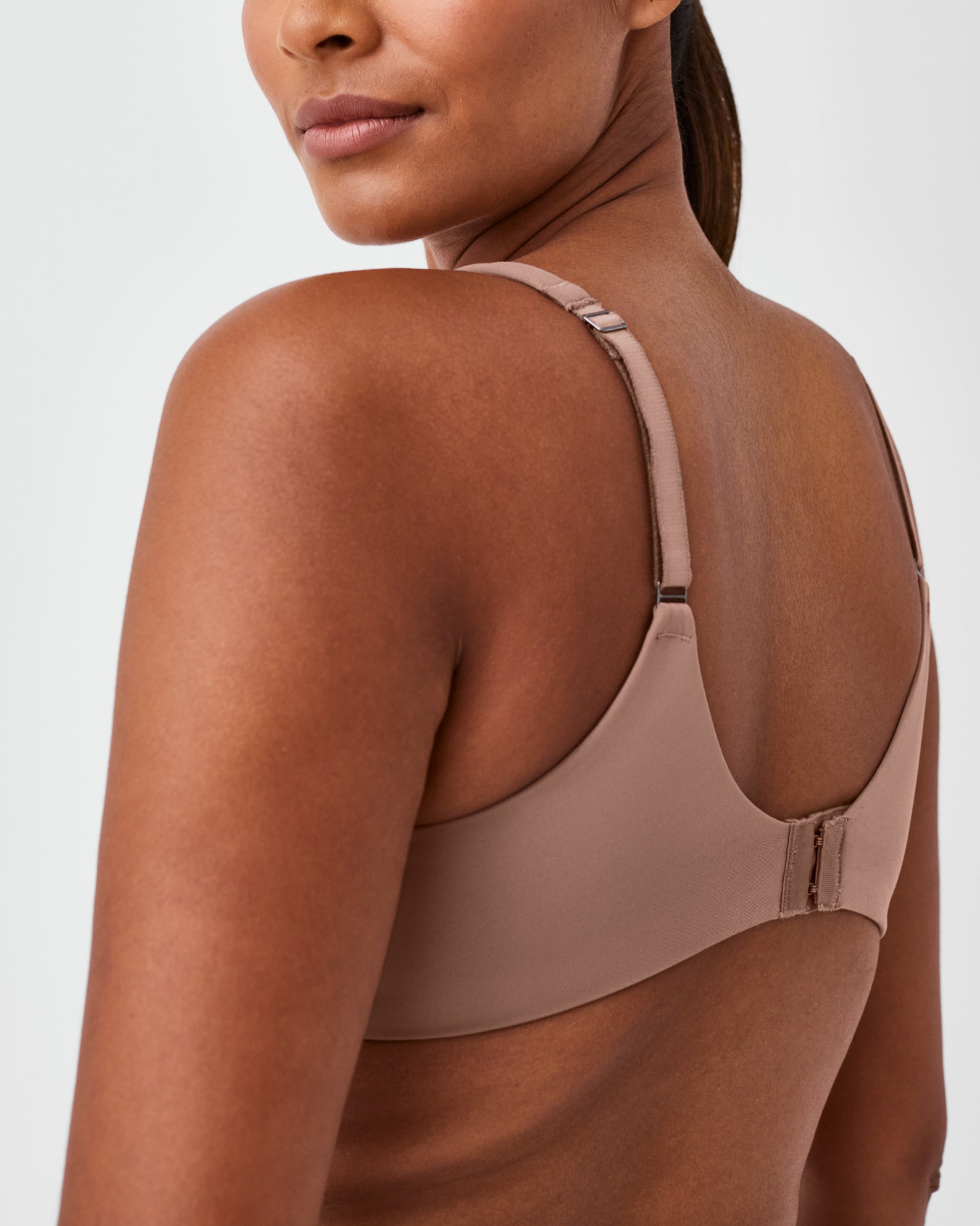 Women's Plus Size Visual Effects Minimizer Bra Full Coverage Underwear For  Women 3XL Dark Brown 