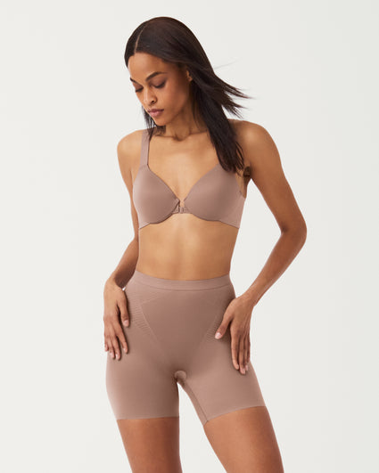 THINSTINCTS 2.0 Mid-Thigh Shorts in Champagne Beige – Christina's Luxuries