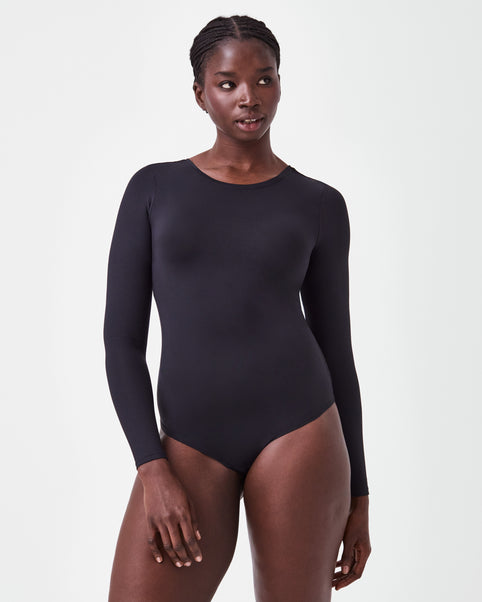 Spanx® The Collared Long Sleeve Bodysuit – Love Marlow