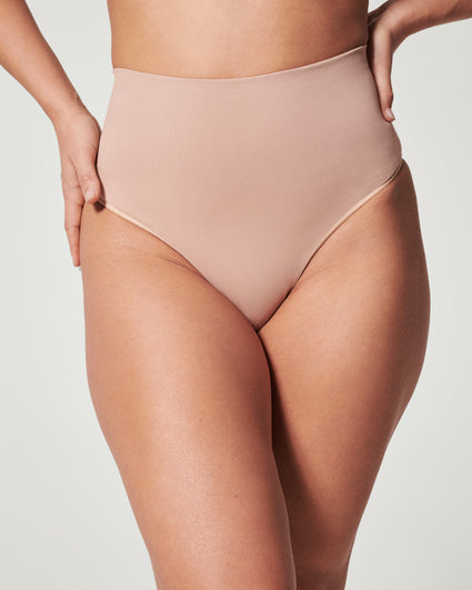 SPANX, EcoCare Seamless Shaping Thong, Cafe Au Lait, XS at  Women's  Clothing store