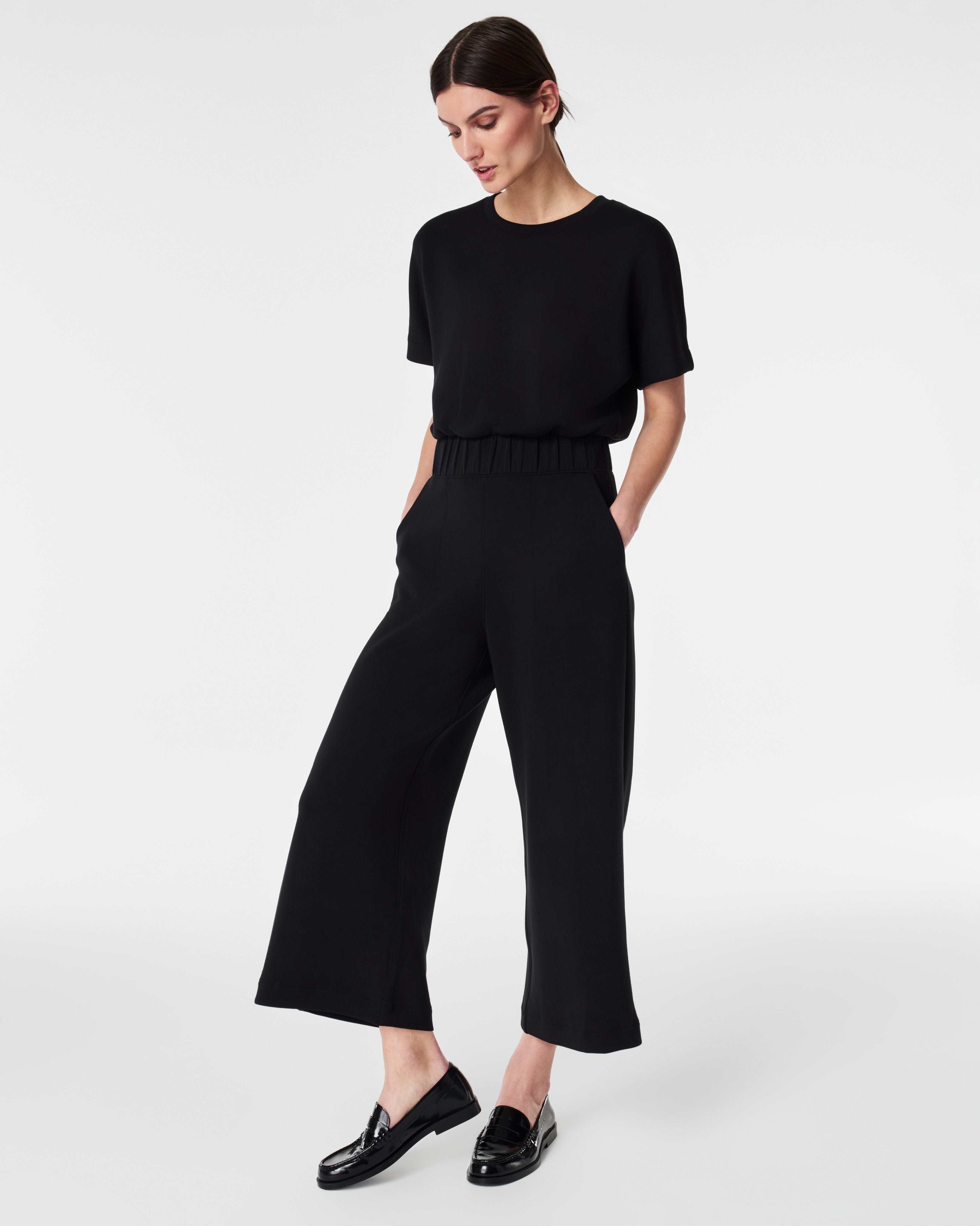 AirEssentials Cropped Wide-Leg Jumpsuit | SPANX