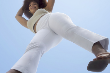 Spanx's New Silver Lining White Pants Are Fully Opaque