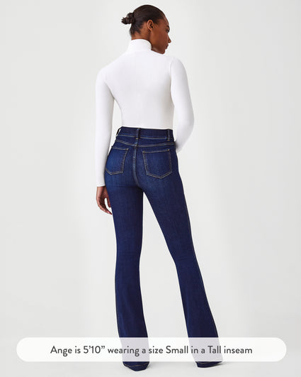 Womens Flare Jeans High Waisted-Rise Butt Lifting Classic