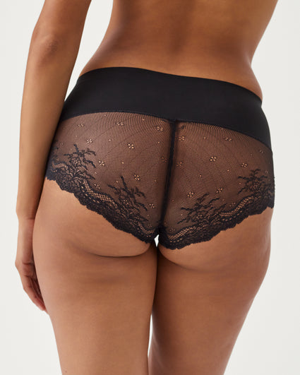 Undie-tectable® Lace Hi-Hipster Panty in Very Black – Krista K Boutique