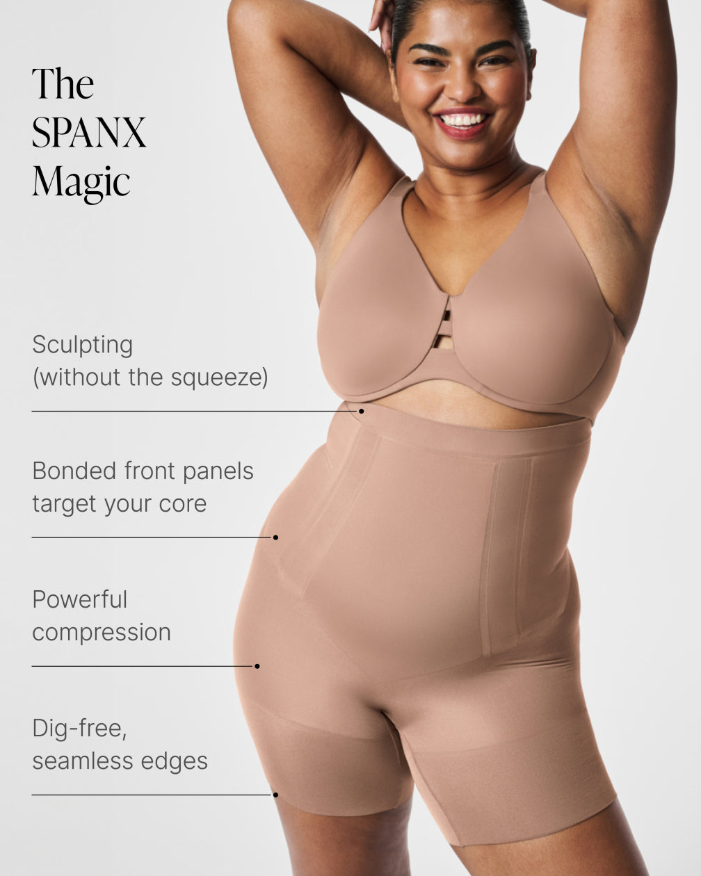 SPANXsculpt OnCore High Waisted Mid Thigh Short