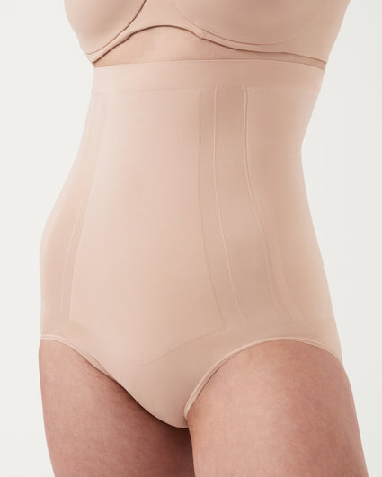 Assets by SPANX Women's Thintuition Shaping High Waist Brief - Beige XL 1  ct