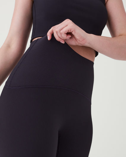 Aerie Womens Offline Leggings Black High Rise Pocket 7/8 Length Activewear  XL