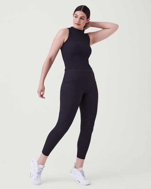 Spanx Leggings Booty Boost Active Cropped Compression Crop, Style 50123 $98  