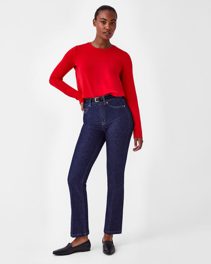 AirEssentials Cropped Long Sleeve Top – Spanx
