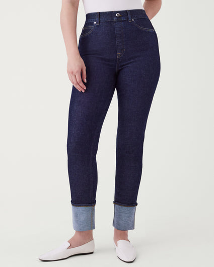 Cuffed Straight Leg Jeans – Spanx