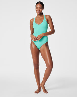 SPANX - Our new non-shaping swim collection is far from basic. We