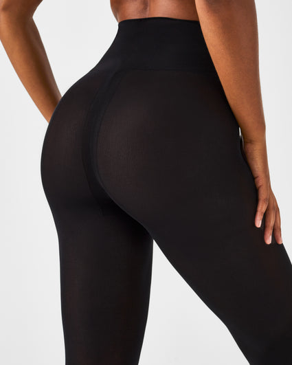 Curvy Seamless Tummy Control Tights - The BodyLiven