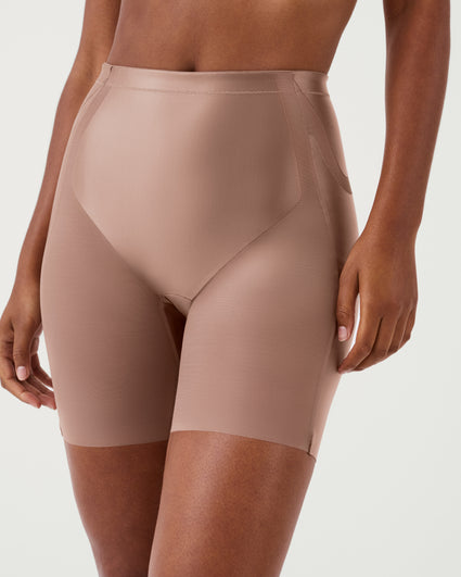 Spanx Booty Lifting Satin Briefs in Black