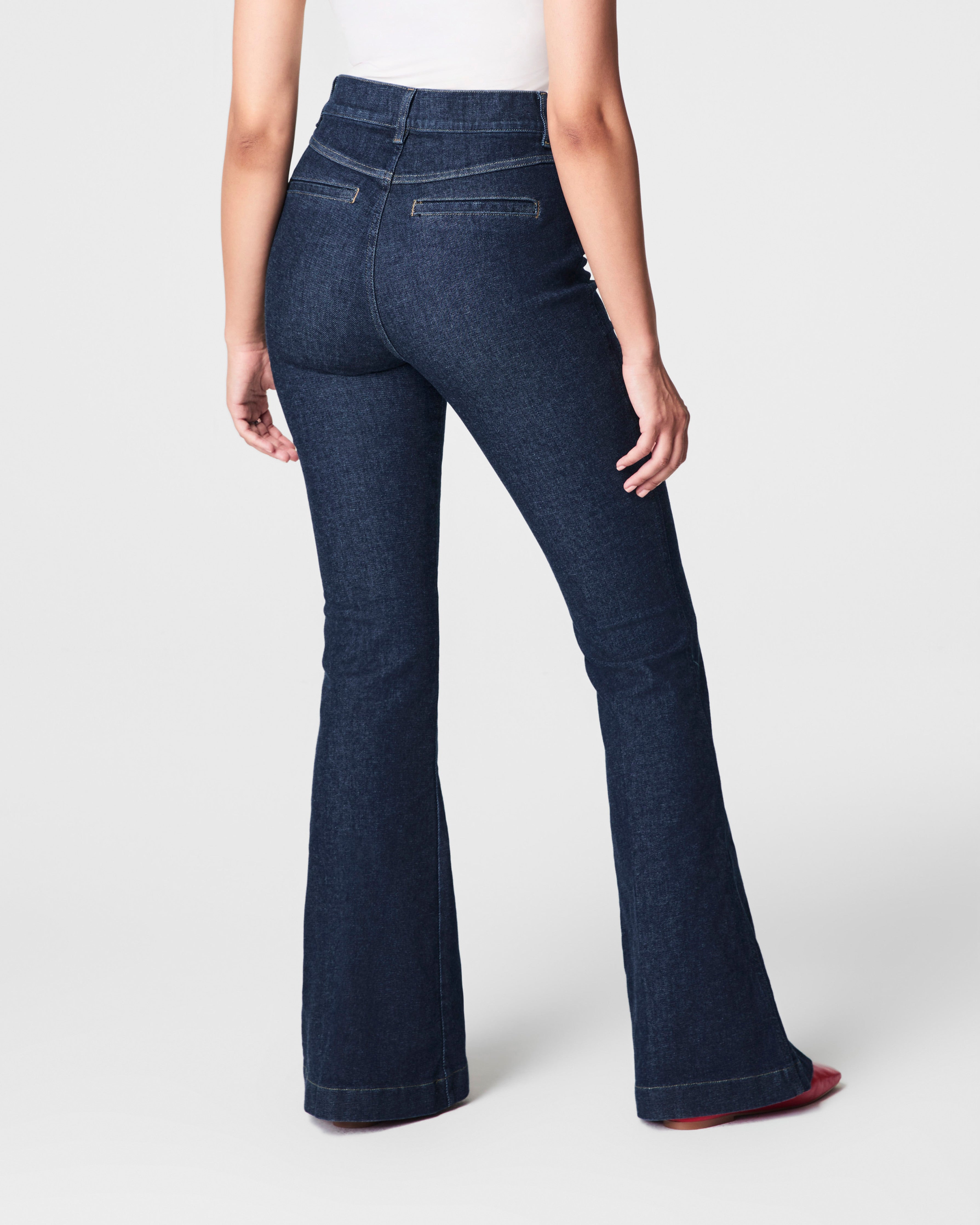 SPANXshape™ EveryWear Pintuck Flare Jeans | SPANX