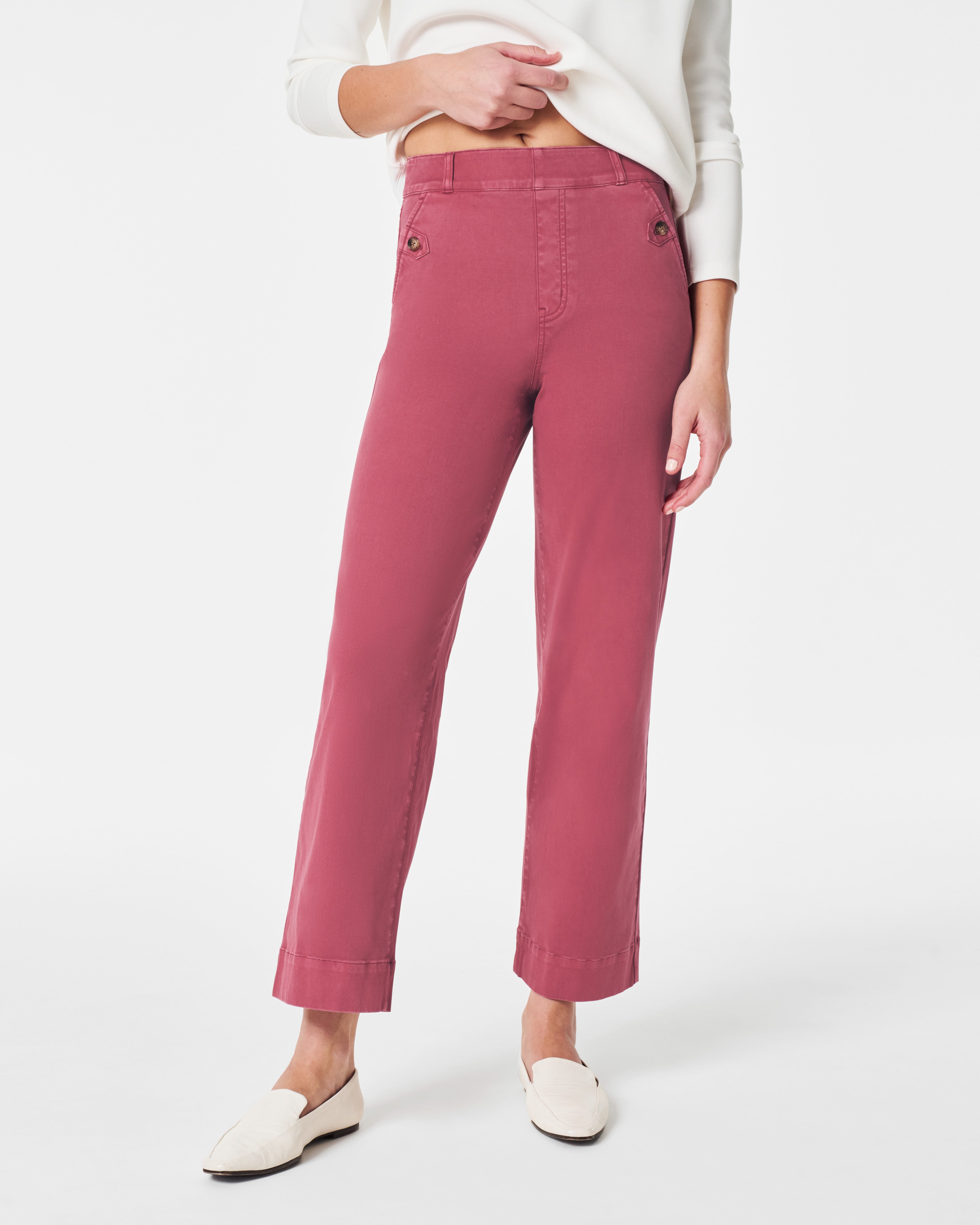 Stretch Twill Collection - Womens Twill Pants & Shorts | SPANX