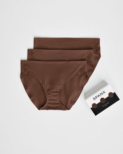 Fit-to-You Superlight Smoothing Pima Cotton Bikini 3-Pack Box – Spanx