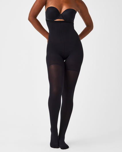 SPANX Tight-End Tights®, High-Waisted Very Black a at