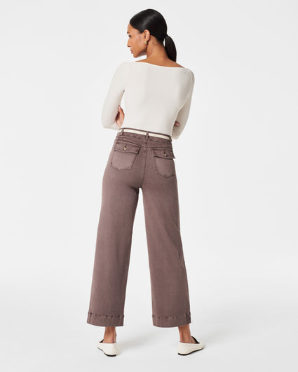 Summer workwear/classic outfits styling wide leg pants…white or tan? • I  love a pair of wide leg trousers for a chic but relaxed & comfy… | Instagram