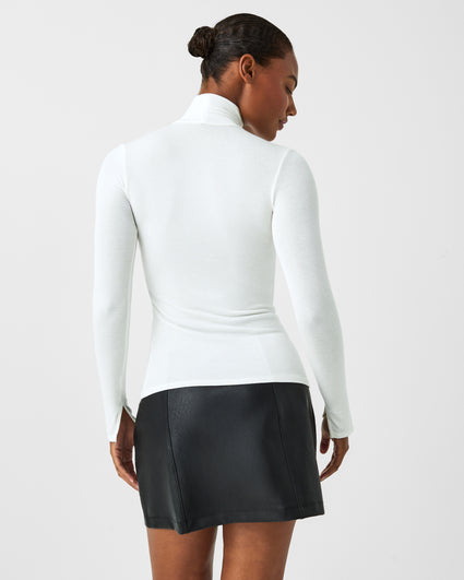 Spanx Long Sleeve Turtleneck Bodysuit - Classic Black