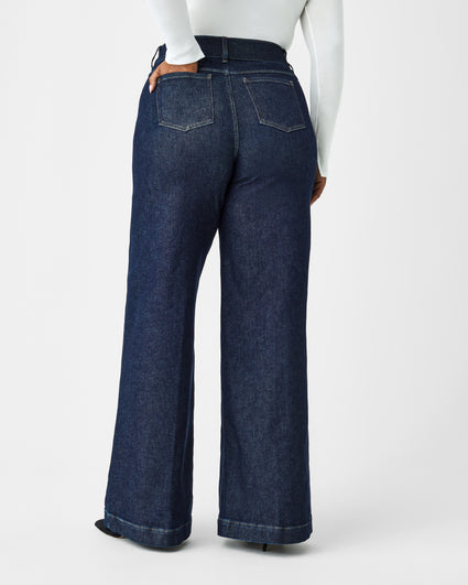 spanx wide leg jeans